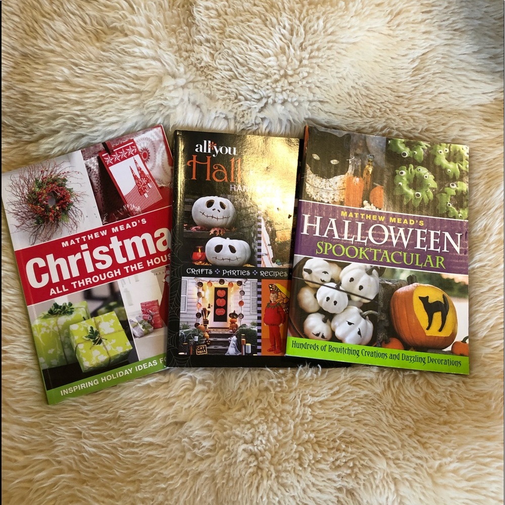 New Crafting books 2 Halloween and one Christmas